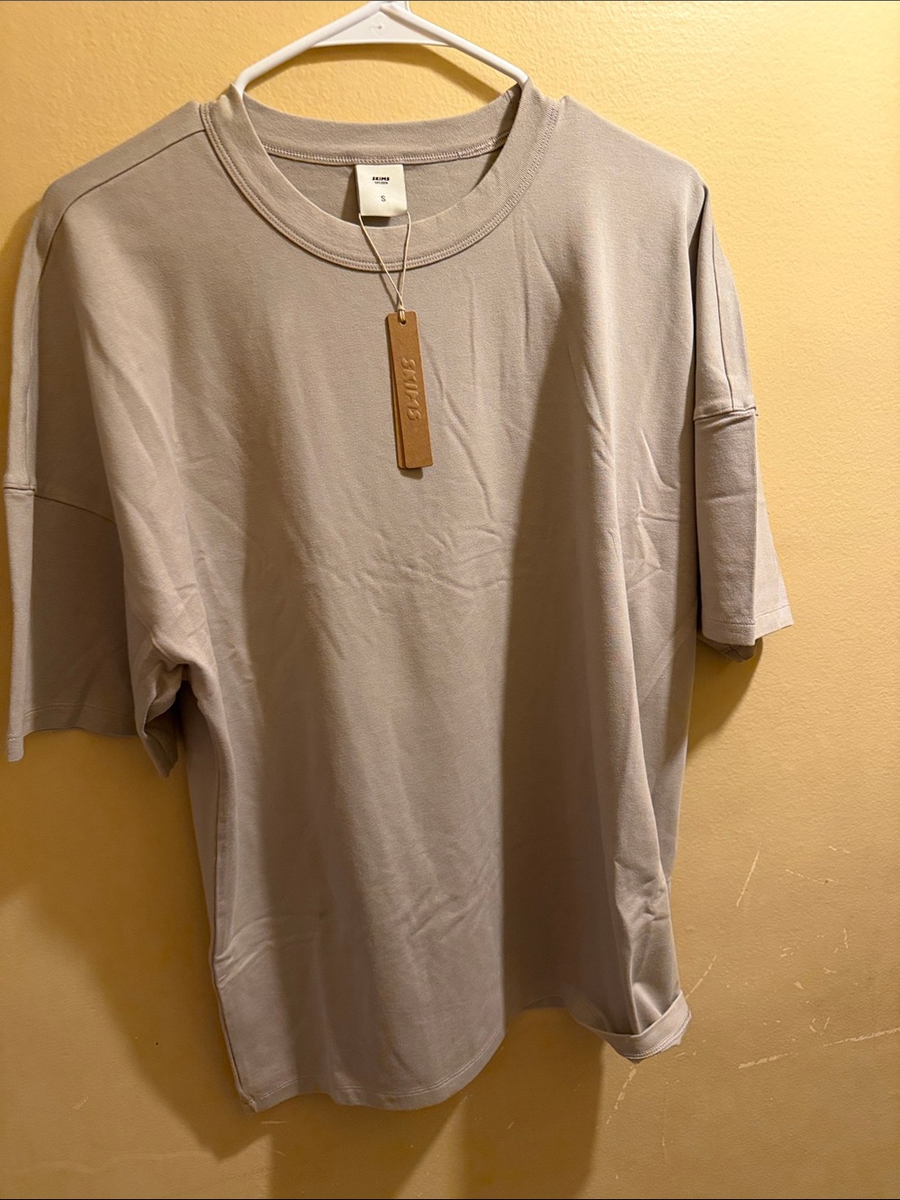 SKIMS Men's Oversized Crew Tee - Taupe Gray